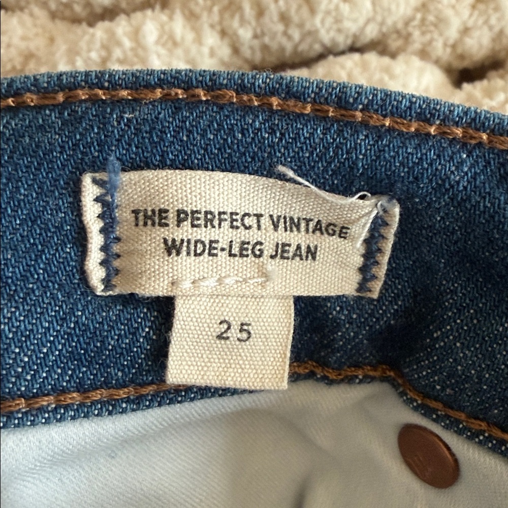 Madewell Dark Blue Flare Jeans - Picture 4 of 4